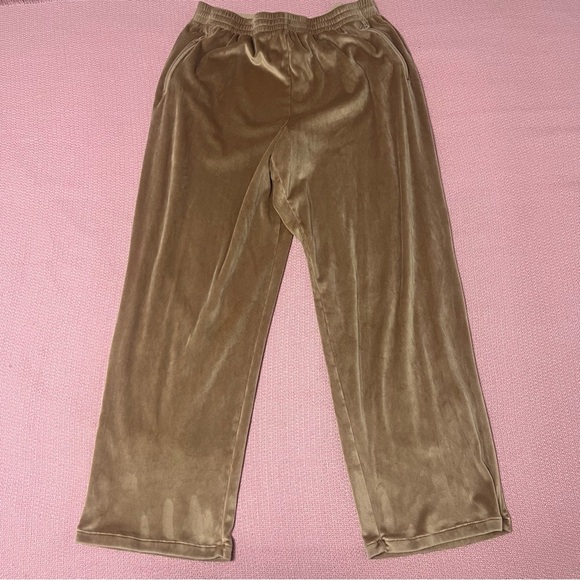 SKIMS Velour Track Pants Gold Womens size 2XL - Picture 5 of 9